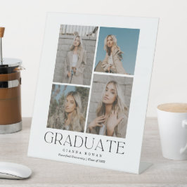 Expositor En L Invitación a la foto de graduación del prestigio d