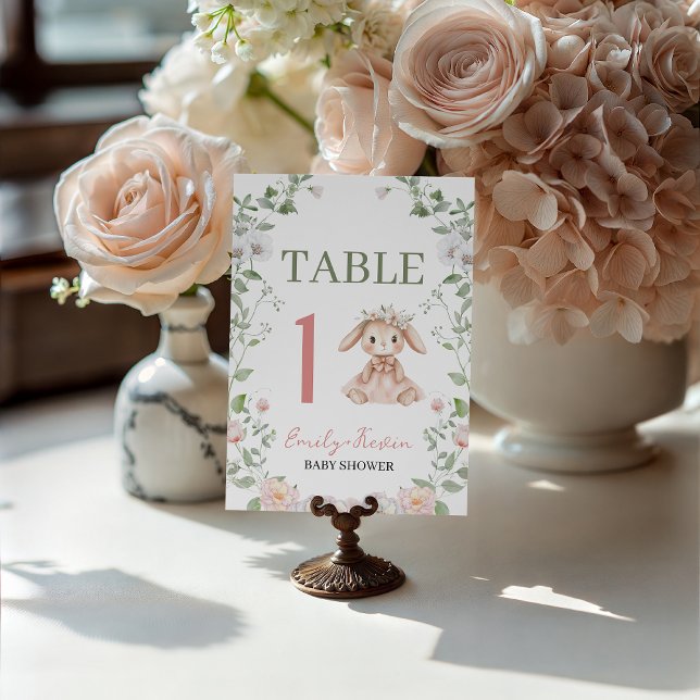 Expositor En L Invitación de Baby Shower de algún conejito (Subido por el creador)