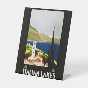 Expositor En L Italiana Lakes Vintage Travel Italia