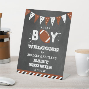 Expositor En L It's a Boy! Bienvenida de Baby Shower con temas de