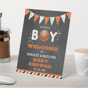 Expositor En L It's a Boy! Bienvenidos a Baby Shower con temas de