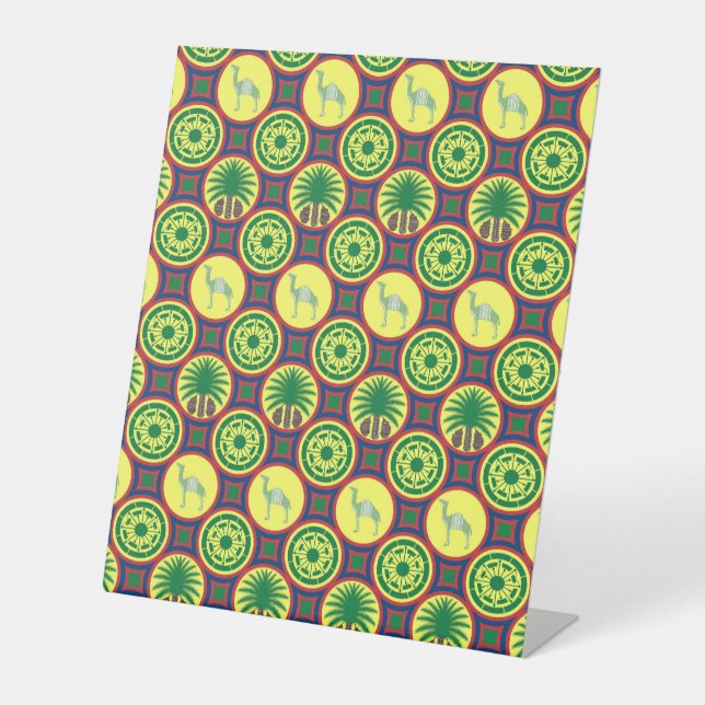 Expositor En L Jamahiri ® Libya | Africa Pattern  (Anverso)