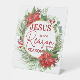 Expositor En L Jesús es la razón para los Navidades de temporada