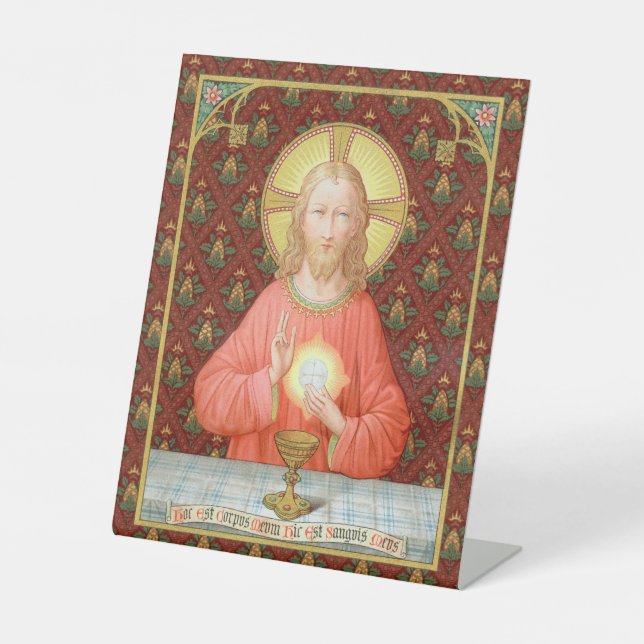 Expositor En L Jesús Instituyendo la Santa Comunión (SAU 045) (Anverso)