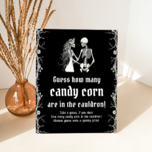 Expositor En L Juego de adivinanza de Halloween gótico: ¿Cuántas 