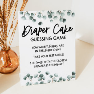 Expositor En L Juego de Baby Shower Diaper Cake