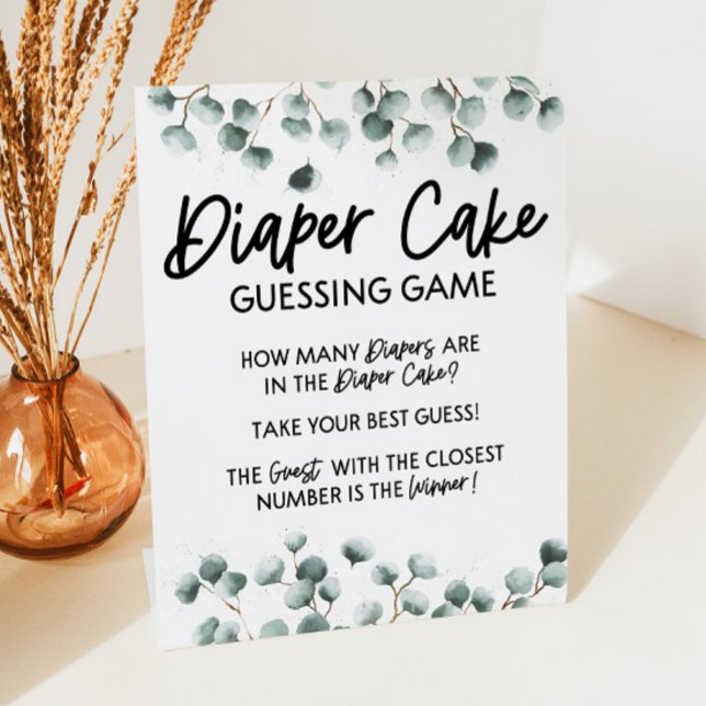 Expositor En L Juego de Baby Shower Diaper Cake (Subido por el creador)