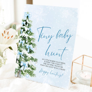 Expositor En L Juego de caza del bebé pequeño del árbol de Navida