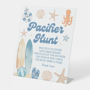 Expositor En L Juego de caza del pacificador de Baby Shower Beach