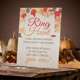 Expositor En L Juego de Fiesta Ring Hunt Fall Bridal Shower