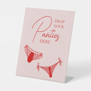 Expositor En L Juego de Panty de Bachelorette Party de Cocktail R