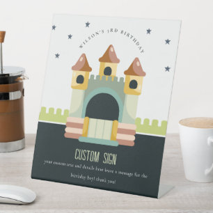 Expositor En L Jumping Castle Jump & Play Fiesta Personalizado de