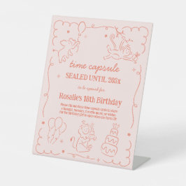 Expositor En L Jungle Girl's 1st Birthday Time Capsule
