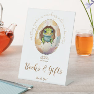 Expositor En L Kawaii Gecko Lizard Egg Regalos de Baby Shower
