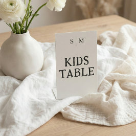 Expositor En L Kids Table White Wedding