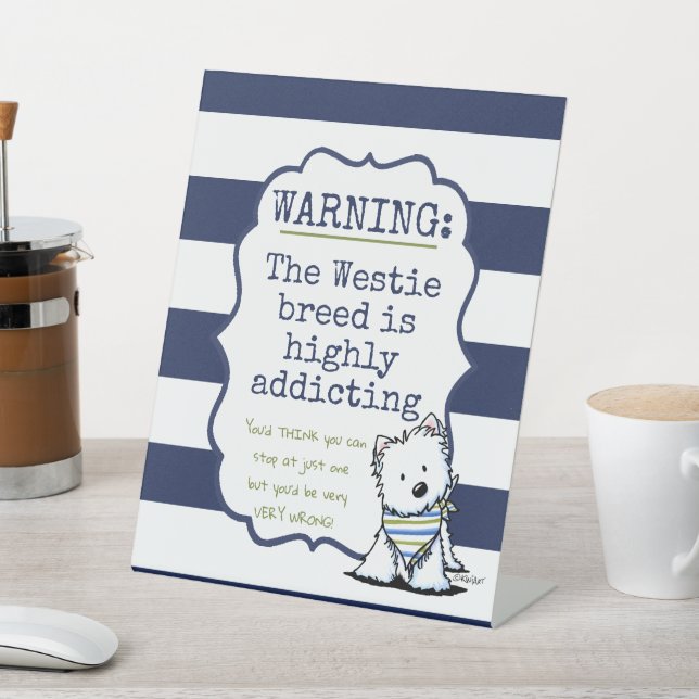 Expositor En L KiniArt Westie Nautical Mug (In Situ)