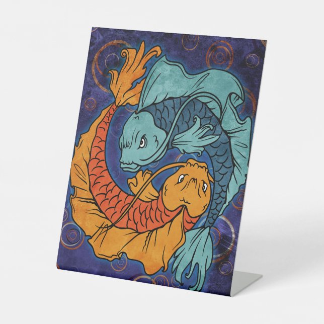 Expositor En L Koi Fish (Anverso)