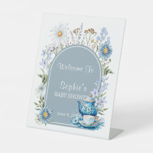 Expositor En L La bienvenida Baby Shower del Tea Time Garden