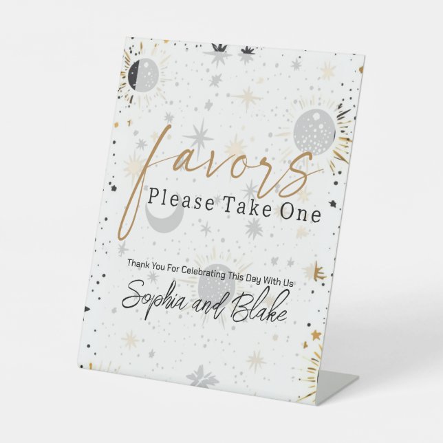 Expositor En L La boda celestial favorece el Rótulo peatonal (Anverso)