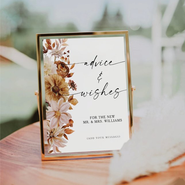 Expositor En L La caída rústica deja consejos y deseos a los comp (Subido por el creador)