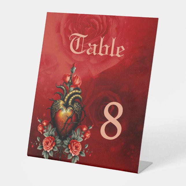 Expositor En L La elegancia gótica del corazón (Anverso)