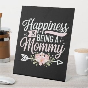 Expositor En L La felicidad es ser el día de la madre con flores