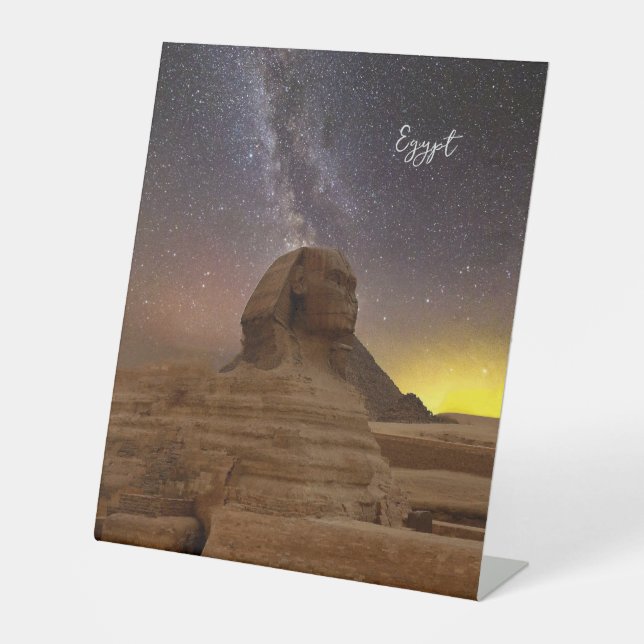 Expositor En L La Gran Esfinge De Giza (Anverso)