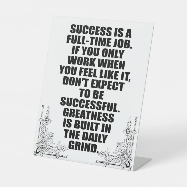 Expositor En L La grandeza se construye en el día a día (Anverso)