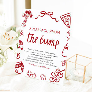 Expositor En L La Mano Italiana Trajo Un Mensaje Del Rótulo De Bo