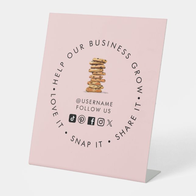 Expositor En L La pastelería de chocolate Cookie (Anverso)