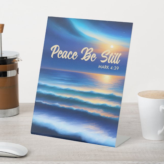 Expositor En L La paz sea aún Rótulo Peatonal (In Situ)