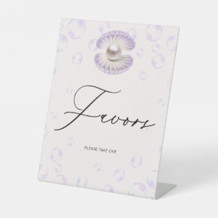 Expositor En L La perla pequeña favorece a Baby Shower