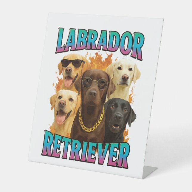 Expositor En L Labrador Retriever  (Anverso)