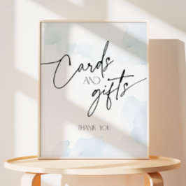 Expositor En L Lágrimas en Nueve Tarjetas Nulas y Regalos Dusty B