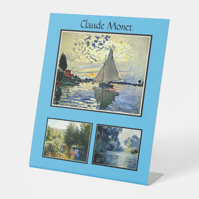 Expositor En L Las famosas pinturas de Claude Monet (Anverso)