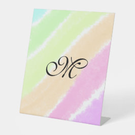 Expositor En L Las líneas de color de arcoiris estriberas agregan