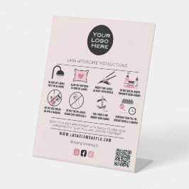 Expositor En L Lash Salon Eyelash Extensión Inyección de Aftercar