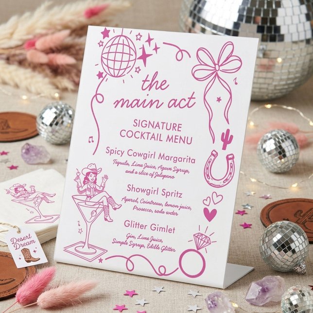 Expositor En L Last Rodeo Bachelorette Party Signature Drink  (Subido por el creador)