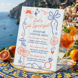 Expositor En L Last Spritz Bachelorette Party Signature Drink