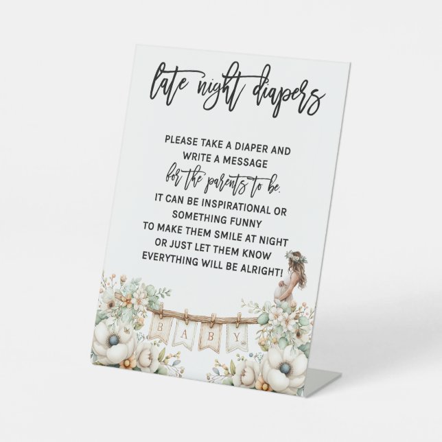 Expositor En L Late night diapers (Anverso)