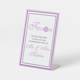 Expositor En L Lavanda personalizada Boda de baloncesto y blanco