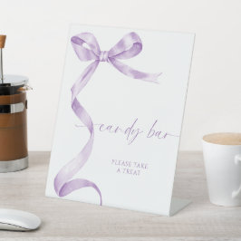 Expositor En L Lavender Bow Candy Bar
