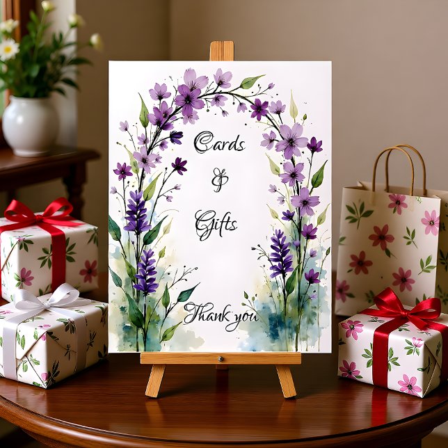 Expositor En L Lavender & Lilac Floral Arch Gifts (Subido por el creador)