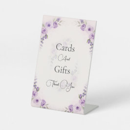 Expositor En L Lavender y Rosa Boda Rubor