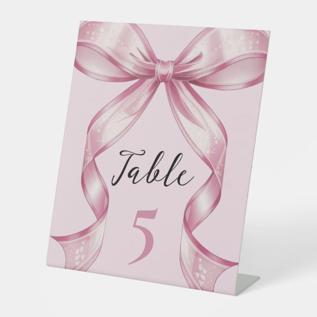 Expositor En L Lazo Coquette Rosa Sparkle 1er (Anverso)