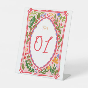 Expositor En L Lazo floral caprichoso único doodle dibujado a man