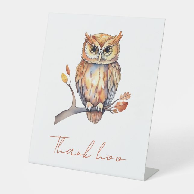 Expositor En L Lechuza personalizada (Anverso)