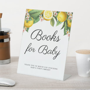 Expositor En L Lemon Citrus Baby Shower Books For Baby