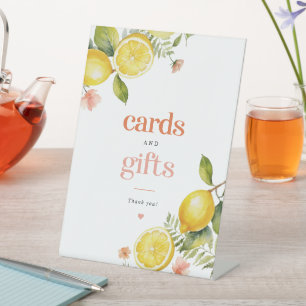 Expositor En L Lemon Floral Tarjetas y regalos