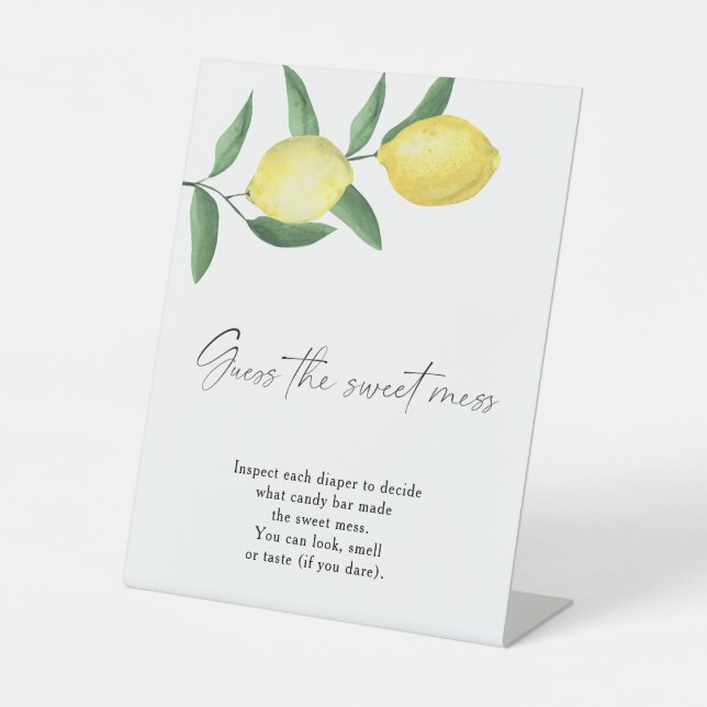 Expositor En L Lemons - adivina el lío dulce (Anverso)